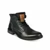 Bottines NOIR DENIM SIDE CUIR 2 Bottines NOIR DENIM SIDE CUIR -Mocassins et bateaux boutique bottines noir denim side cuir 5