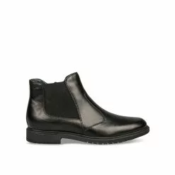 Bottines NOIR NEOSOFT HOMME CUIR -Mocassins et bateaux boutique bottines noir neosoft homme cuir 12