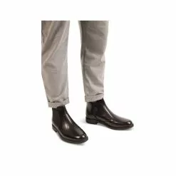 Bottines NOIR NEOSOFT HOMME CUIR -Mocassins et bateaux boutique bottines noir neosoft homme cuir 16