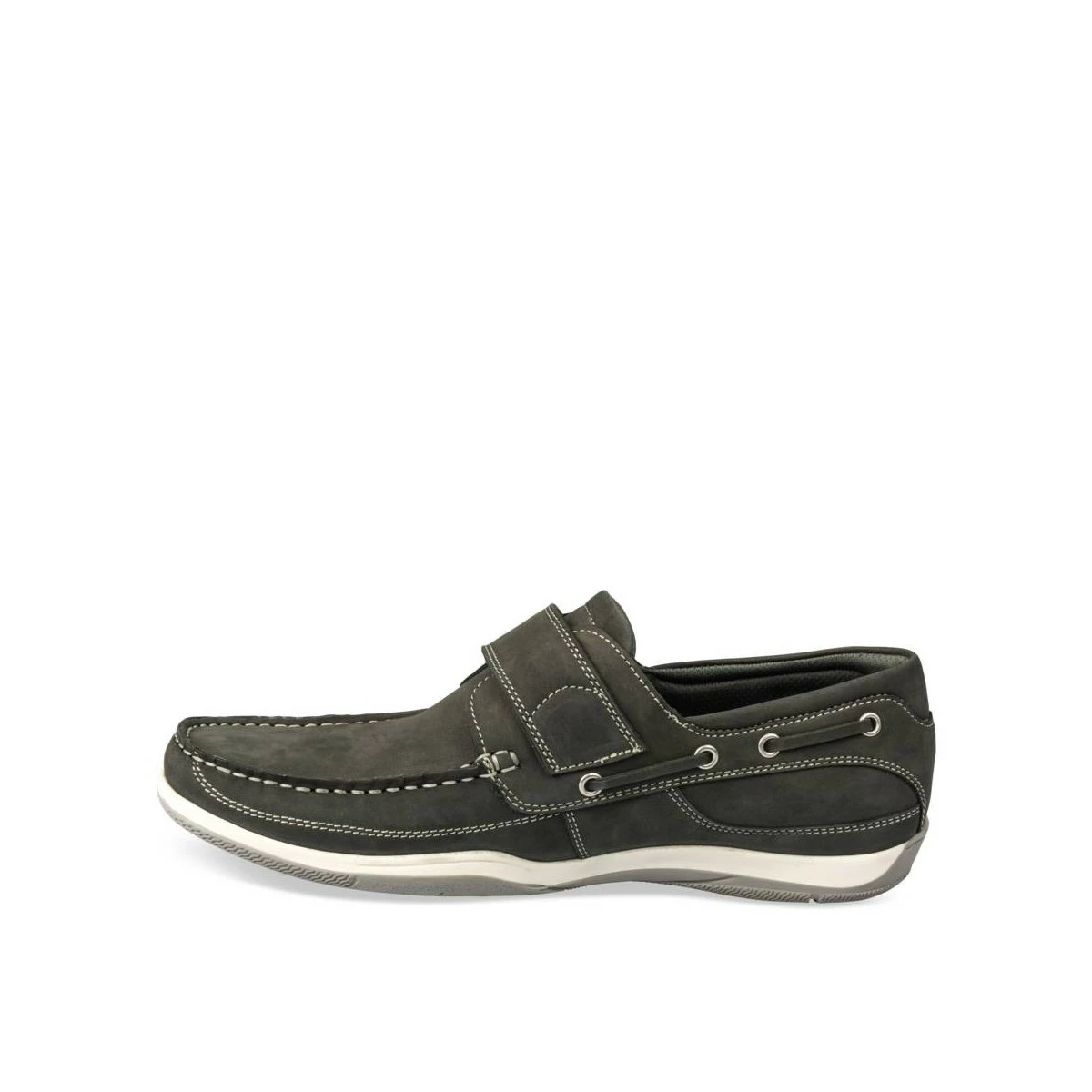 Chaussures Bateau GRIS CAPE BOARD CUIR 6 Chaussures Bateau GRIS CAPE BOARD CUIR – Image 4