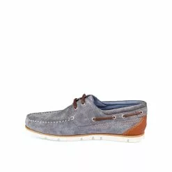 Chaussures Bateau GRIS CAPE BOARD CUIR -Mocassins et bateaux boutique chaussures bateau gris cape board cuir 3