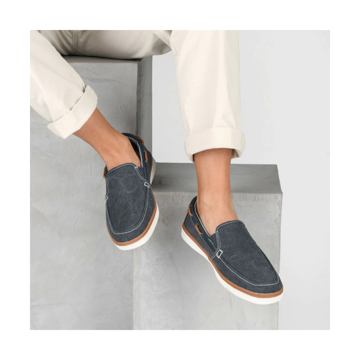 Chaussures Bateau MARINE DENIM SIDE 4 Chaussures Bateau MARINE DENIM SIDE – Image 2