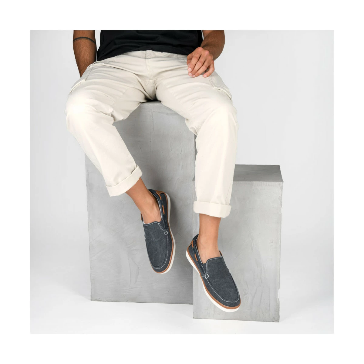 Chaussures Bateau MARINE DENIM SIDE 9 Chaussures Bateau MARINE DENIM SIDE – Image 7