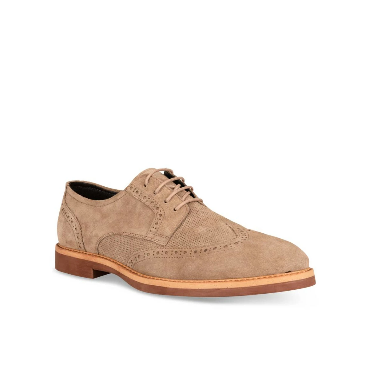 Derbies BEIGE B-BLAKE CUIR 3 Derbies BEIGE B-BLAKE CUIR
