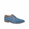 Derbies BLEU B-BLAKE CUIR -Mocassins et bateaux boutique derbies bleu b blake cuir