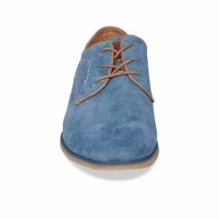 Derbies BLEU B-BLAKE CUIR -Mocassins et bateaux boutique derbies bleu b blake cuir 4