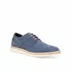 Derbies BLEU DENIM SIDE CUIR -Mocassins et bateaux boutique derbies bleu denim side cuir