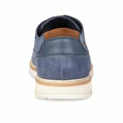 Derbies BLEU DENIM SIDE CUIR 9 Derbies BLEU DENIM SIDE CUIR -Mocassins et bateaux boutique derbies bleu denim side cuir 2