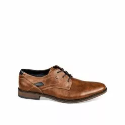 Derbies COGNAC B-BLAKE -Mocassins et bateaux boutique derbies cognac b blake 100