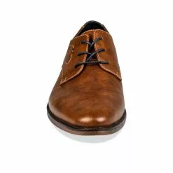 Derbies COGNAC B-BLAKE -Mocassins et bateaux boutique derbies cognac b blake 103