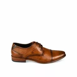Derbies COGNAC B-BLAKE -Mocassins et bateaux boutique derbies cognac b blake 110