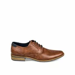 Derbies COGNAC B-BLAKE -Mocassins et bateaux boutique derbies cognac b blake 120