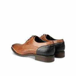Derbies COGNAC B-BLAKE -Mocassins et bateaux boutique derbies cognac b blake 28