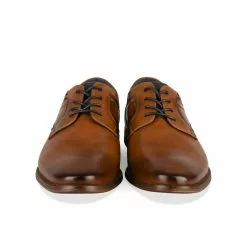 Derbies COGNAC B-BLAKE -Mocassins et bateaux boutique derbies cognac b blake 54
