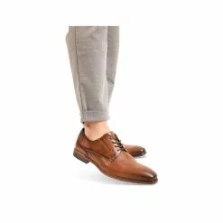 Derbies COGNAC B-BLAKE -Mocassins et bateaux boutique derbies cognac b blake 83