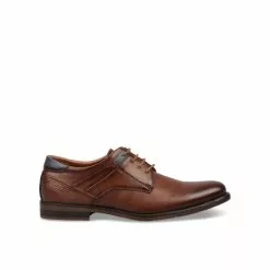 Derbies COGNAC B-BLAKE -Mocassins et bateaux boutique derbies cognac b blake 95