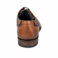 Derbies COGNAC B-BLAKE CUIR -Mocassins et bateaux boutique derbies cognac b blake cuir 17