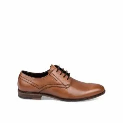 Derbies COGNAC B-BLAKE CUIR -Mocassins et bateaux boutique derbies cognac b blake cuir 21