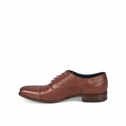 Derbies COGNAC B-BLAKE CUIR -Mocassins et bateaux boutique derbies cognac b blake cuir 3