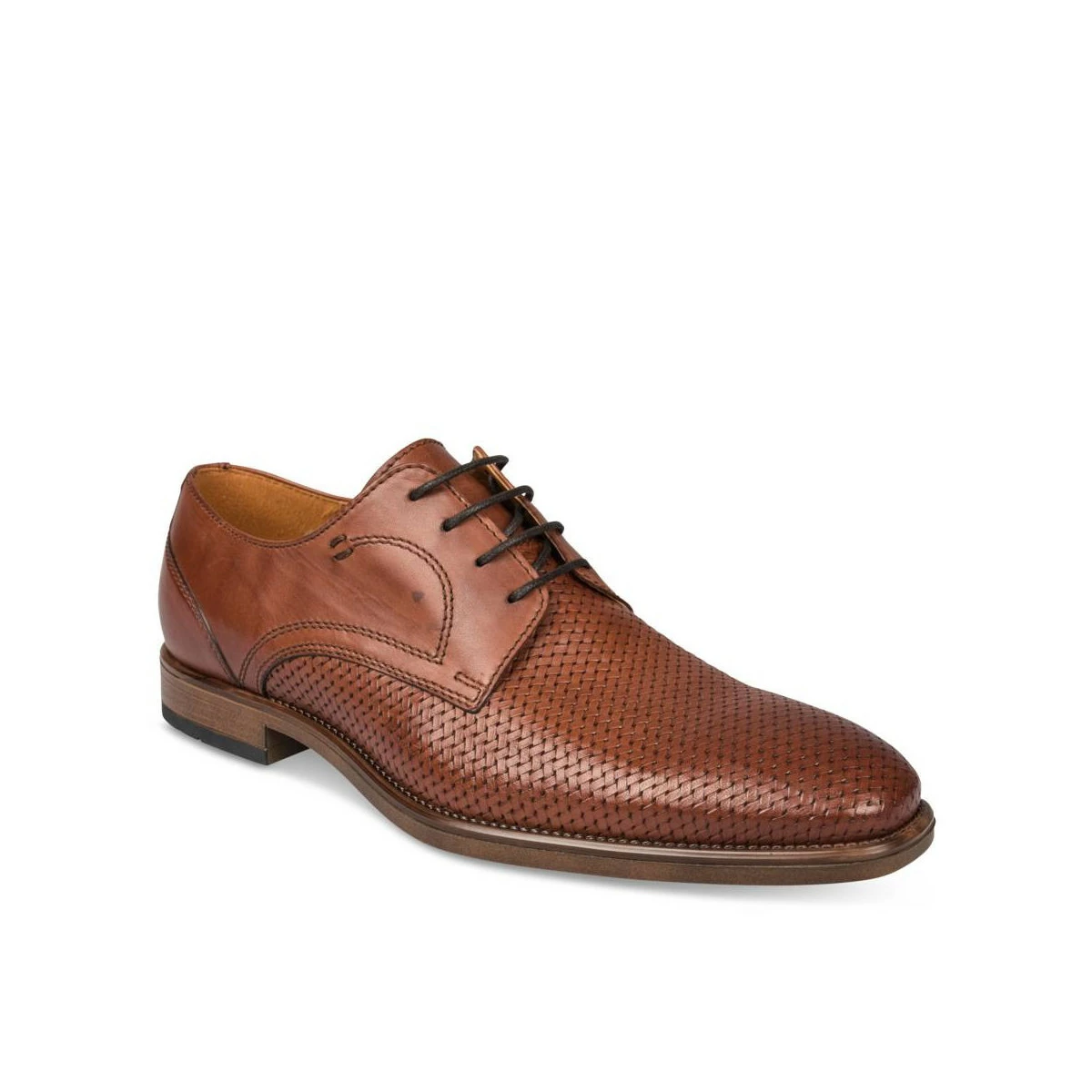 Derbies COGNAC B-BLAKE CUIR 3 Derbies COGNAC B-BLAKE CUIR