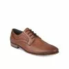 Derbies COGNAC B-BLAKE CUIR -Mocassins et bateaux boutique derbies cognac b blake cuir 35