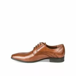 Derbies COGNAC B-BLAKE CUIR -Mocassins et bateaux boutique derbies cognac b blake cuir 43