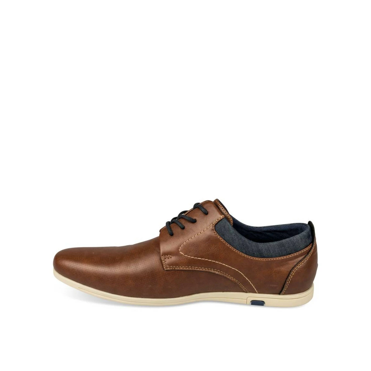 Derbies COGNAC DENIM SIDE 6 Derbies COGNAC DENIM SIDE – Image 4
