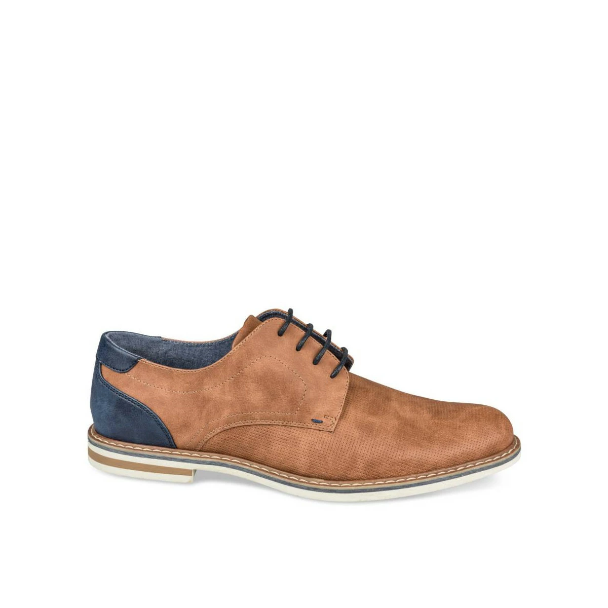 Derbies COGNAC DENIM SIDE 4 Derbies COGNAC DENIM SIDE – Image 2