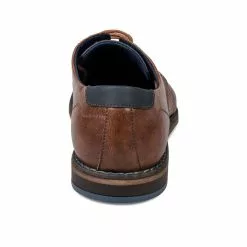 Derbies COGNAC DENIM SIDE -Mocassins et bateaux boutique derbies cognac denim side 2