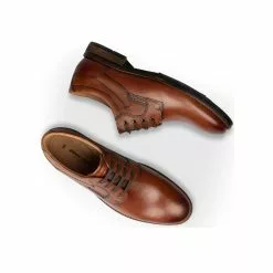 Derbies COGNAC PIERRE CARDIN -Mocassins et bateaux boutique derbies cognac pierre cardin 4