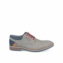 Derbies GRIS B-BLAKE -Mocassins et bateaux boutique derbies gris b blake 26