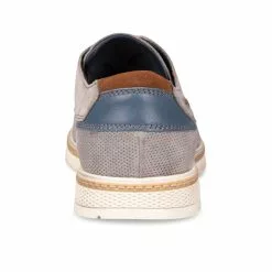 Derbies GRIS DENIM SIDE CUIR -Mocassins et bateaux boutique derbies gris denim side cuir 2