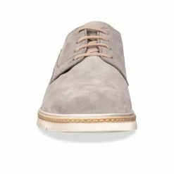 Derbies GRIS DENIM SIDE CUIR -Mocassins et bateaux boutique derbies gris denim side cuir 4