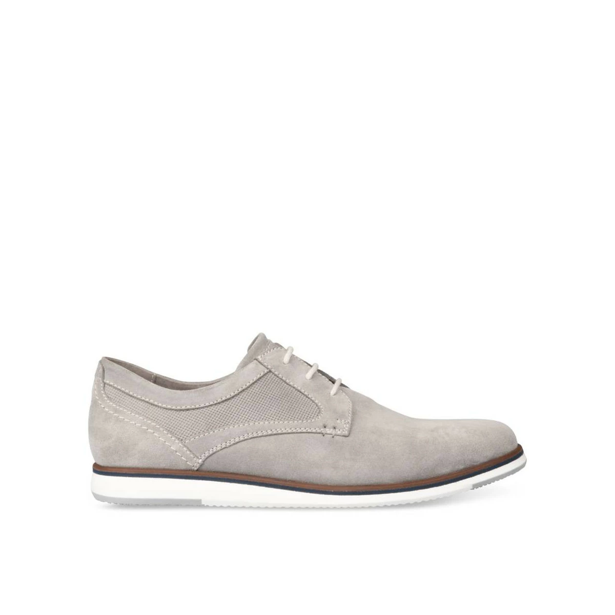 Derbies GRIS DENIM SIDE CUIR 4 Derbies GRIS DENIM SIDE CUIR – Image 2