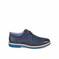 Derbies MARINE DENIM SIDE -Mocassins et bateaux boutique derbies marine denim side 16