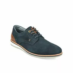 Derbies MARINE DENIM SIDE CUIR