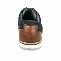 Derbies MARINE DENIM SIDE CUIR -Mocassins et bateaux boutique derbies marine denim side cuir 27