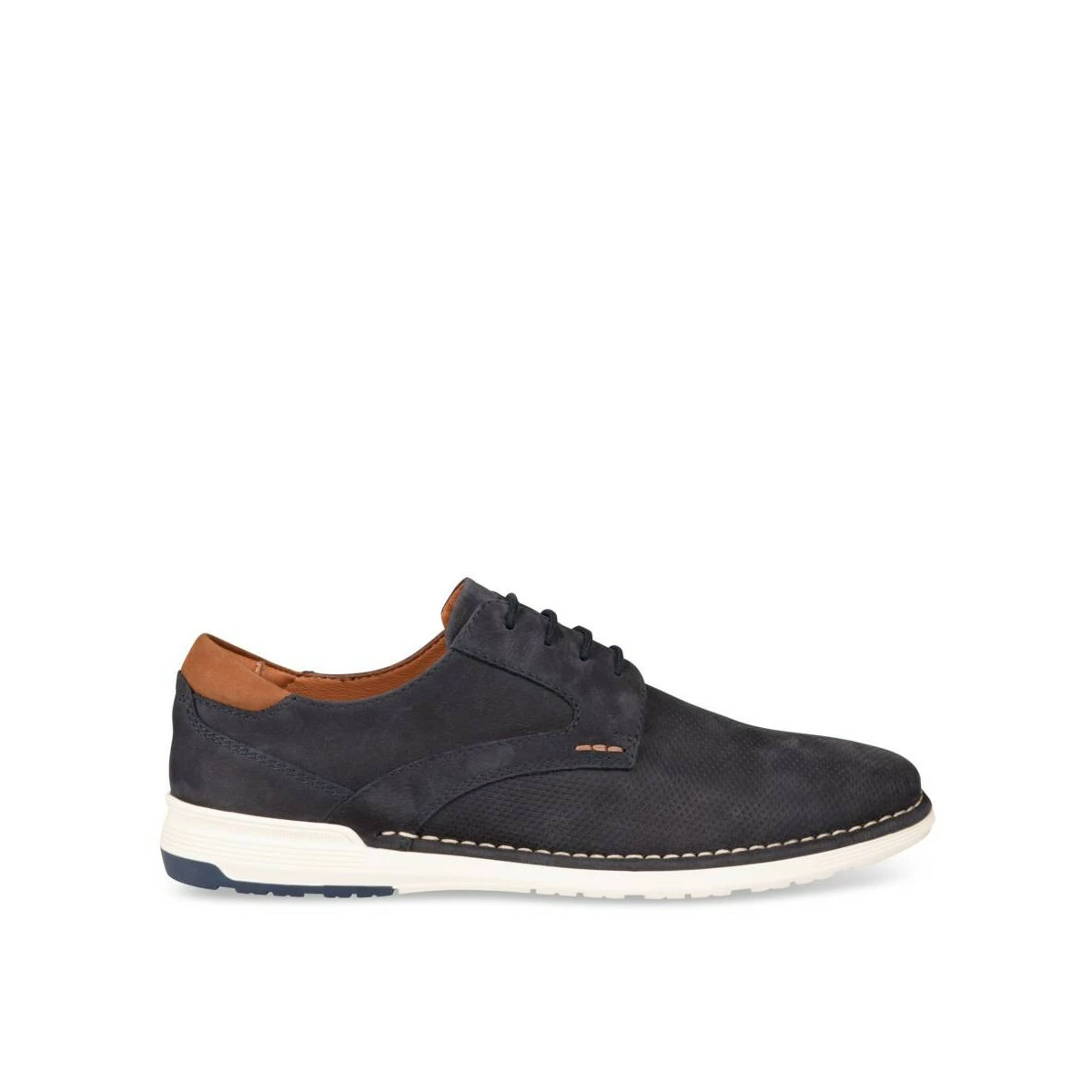Derbies MARINE DENIM SIDE CUIR 4 Derbies MARINE DENIM SIDE CUIR – Image 2