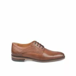 Derbies MARRON B-BLAKE CUIR -Mocassins et bateaux boutique derbies marron b blake cuir 71