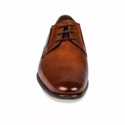Derbies MARRON B-BLAKE CUIR -Mocassins et bateaux boutique derbies marron b blake cuir 89