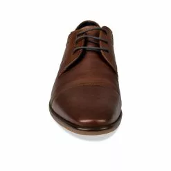 Derbies MARRON B-BLAKE CUIR -Mocassins et bateaux boutique derbies marron b blake cuir 94