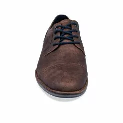 Derbies MARRON DENIM SIDE -Mocassins et bateaux boutique derbies marron denim side 4