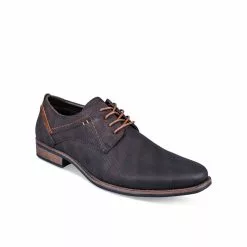 Derbies MARRON DENIM SIDE