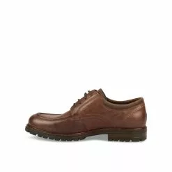 Derbies MARRON DENIM SIDE CUIR -Mocassins et bateaux boutique derbies marron denim side cuir 3