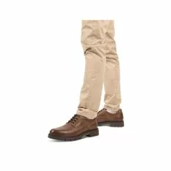 Derbies MARRON DENIM SIDE CUIR 15 Derbies MARRON DENIM SIDE CUIR -Mocassins et bateaux boutique derbies marron denim side cuir 30