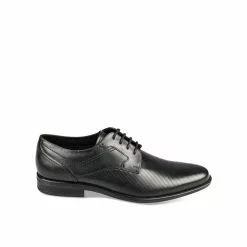 Derbies NOIR B-BLAKE CUIR -Mocassins et bateaux boutique derbies noir b blake cuir 158