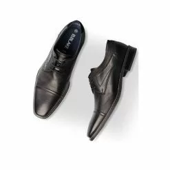 Derbies NOIR B-BLAKE CUIR -Mocassins et bateaux boutique derbies noir b blake cuir 74