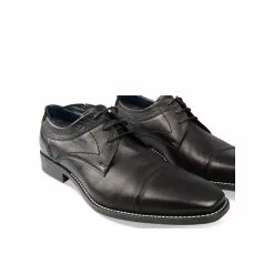 Derbies NOIR B-BLAKE CUIR -Mocassins et bateaux boutique derbies noir b blake cuir 75