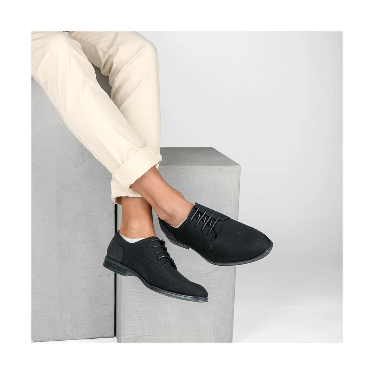 Derbies NOIR DENIM SIDE 9 Derbies NOIR DENIM SIDE – Image 7