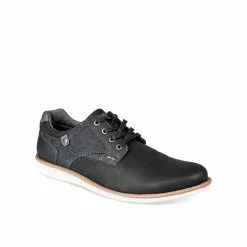 Derbies NOIR DENIM SIDE
